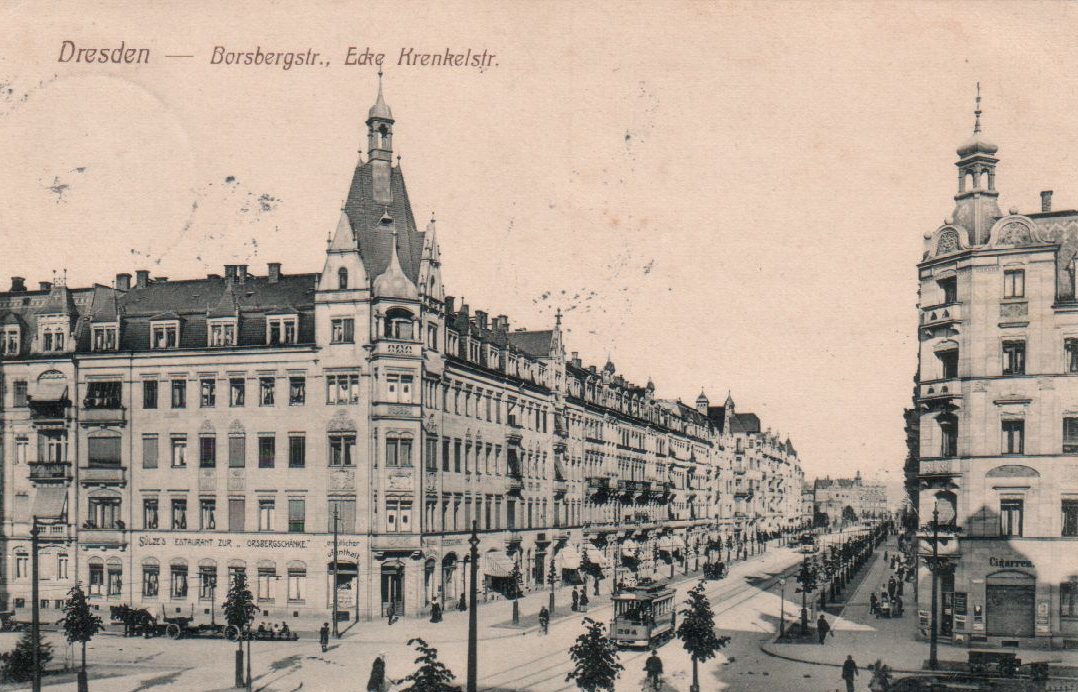 16 historische Ansichtskarte:  Dresden Krenkelstrasse 