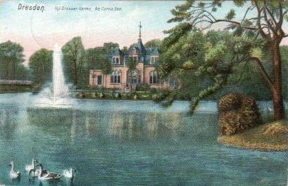 17 historische Ansichtskarte: Dresden Carolasee 17 historische Ansichtskarte: Dresden Carolasee